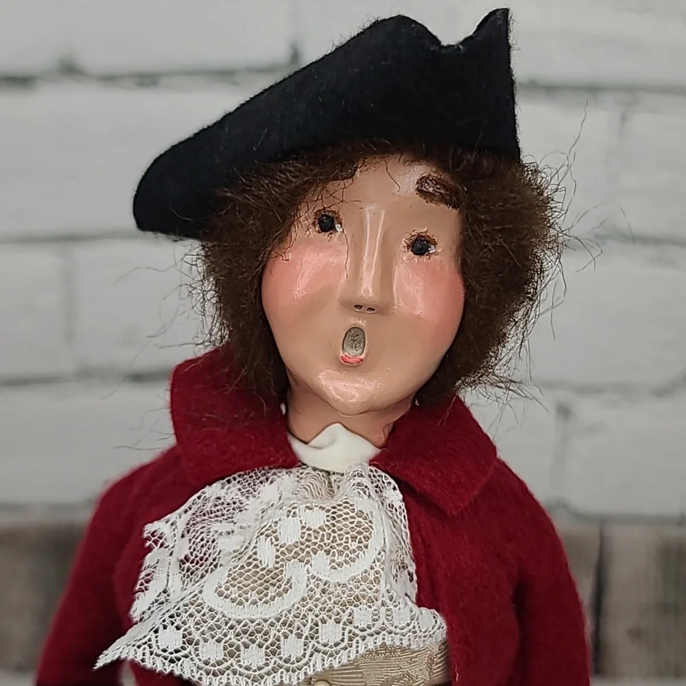 Byers' Choice Caroler 2000 Williamsburg Christmas Colonial Family Father Vintage